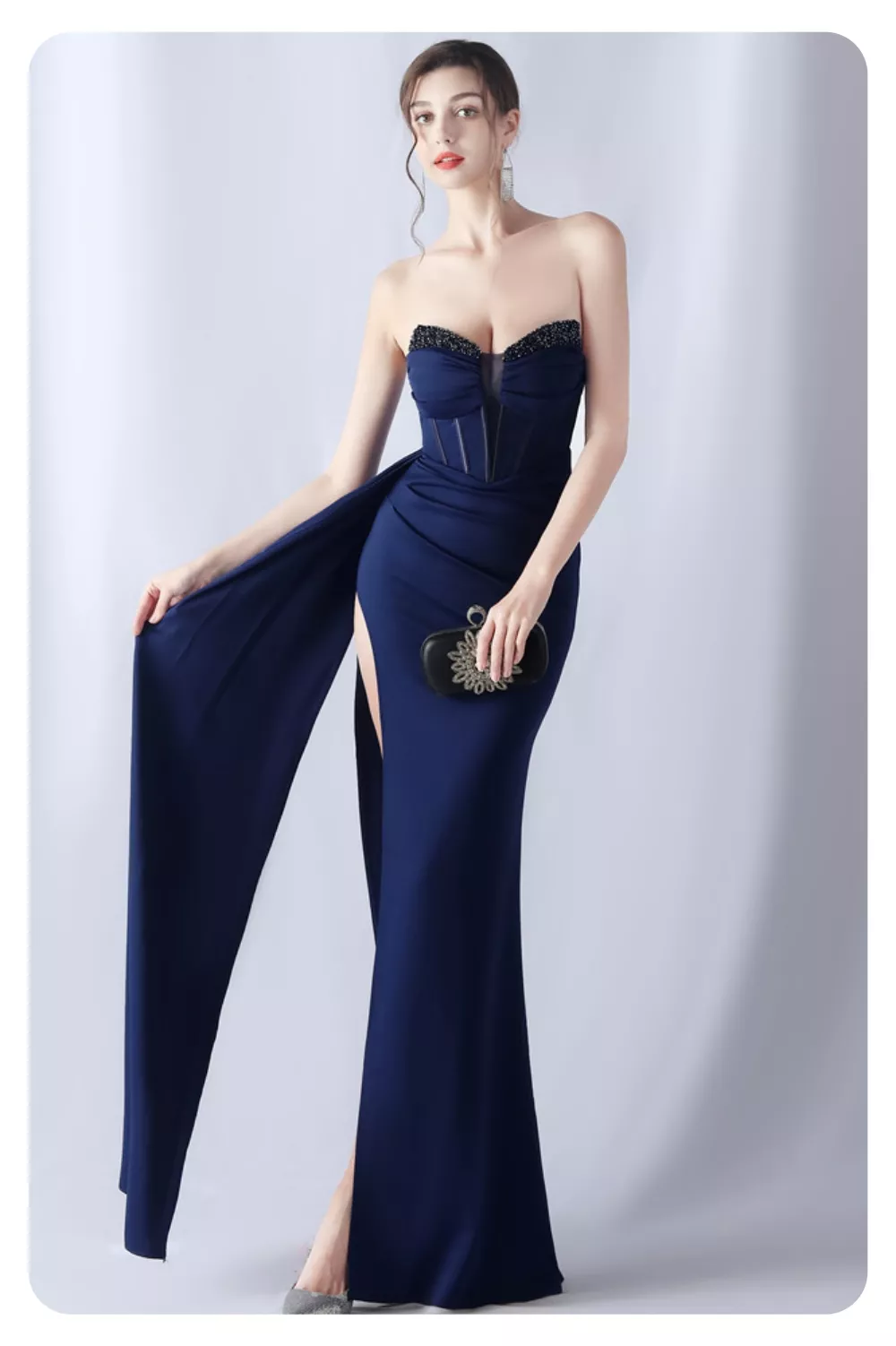 Satin Evening Dress