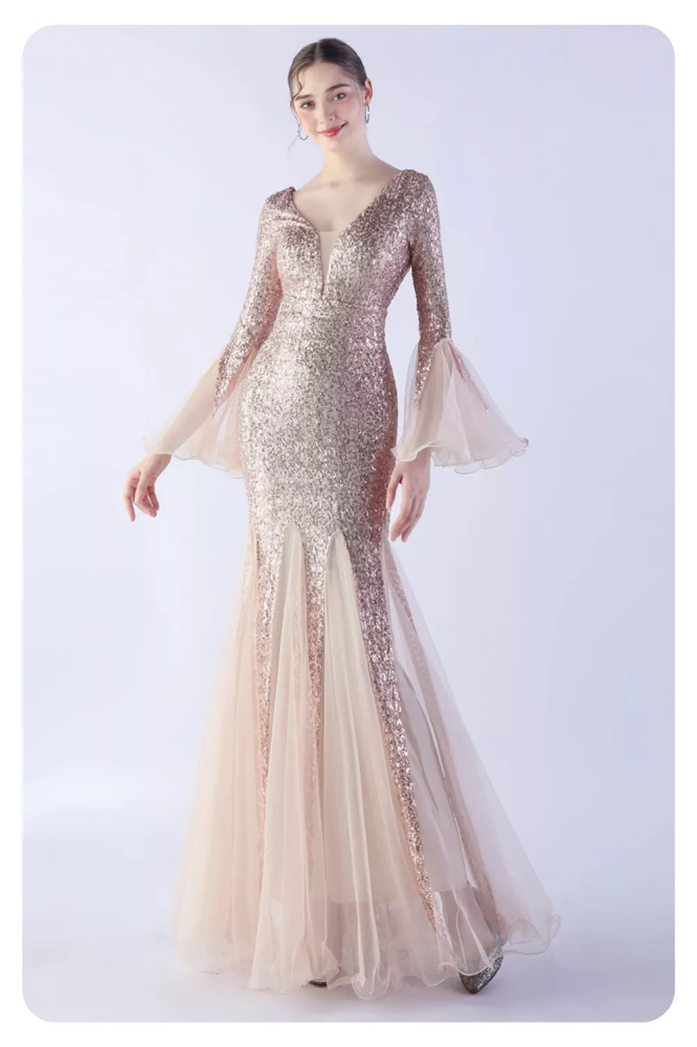 Sequin Evening Dress