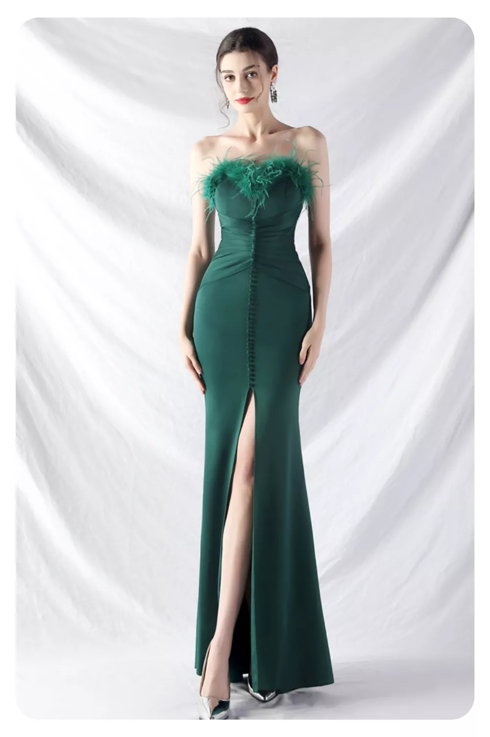 Satin Evening Dress