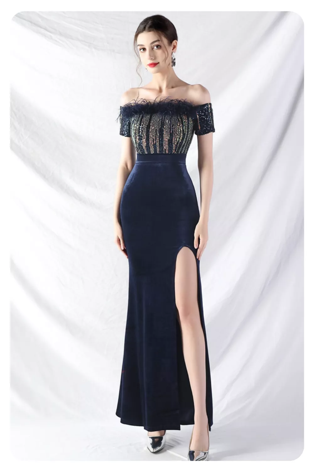 Satin Evening Dress