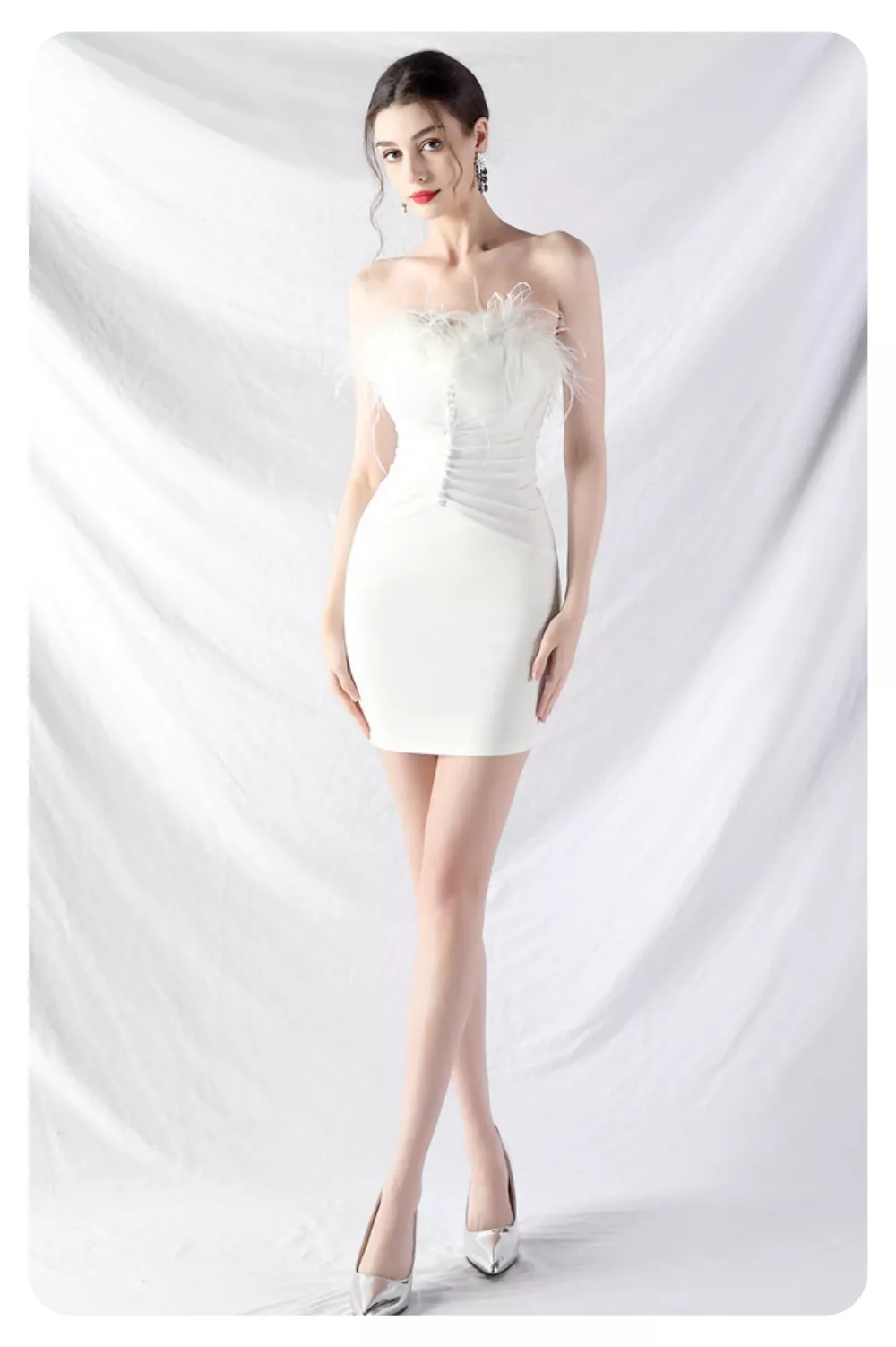Satin Short Evening Dress