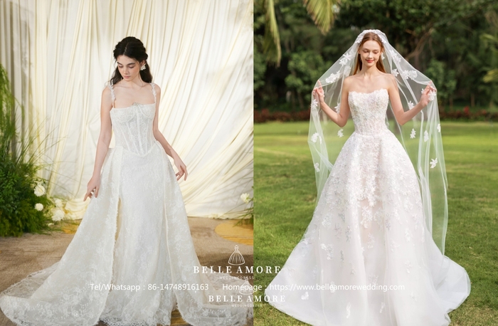 chinese dress ladies Affordable Custom Made Sheath Slim A-Line Lace Wedding Dress