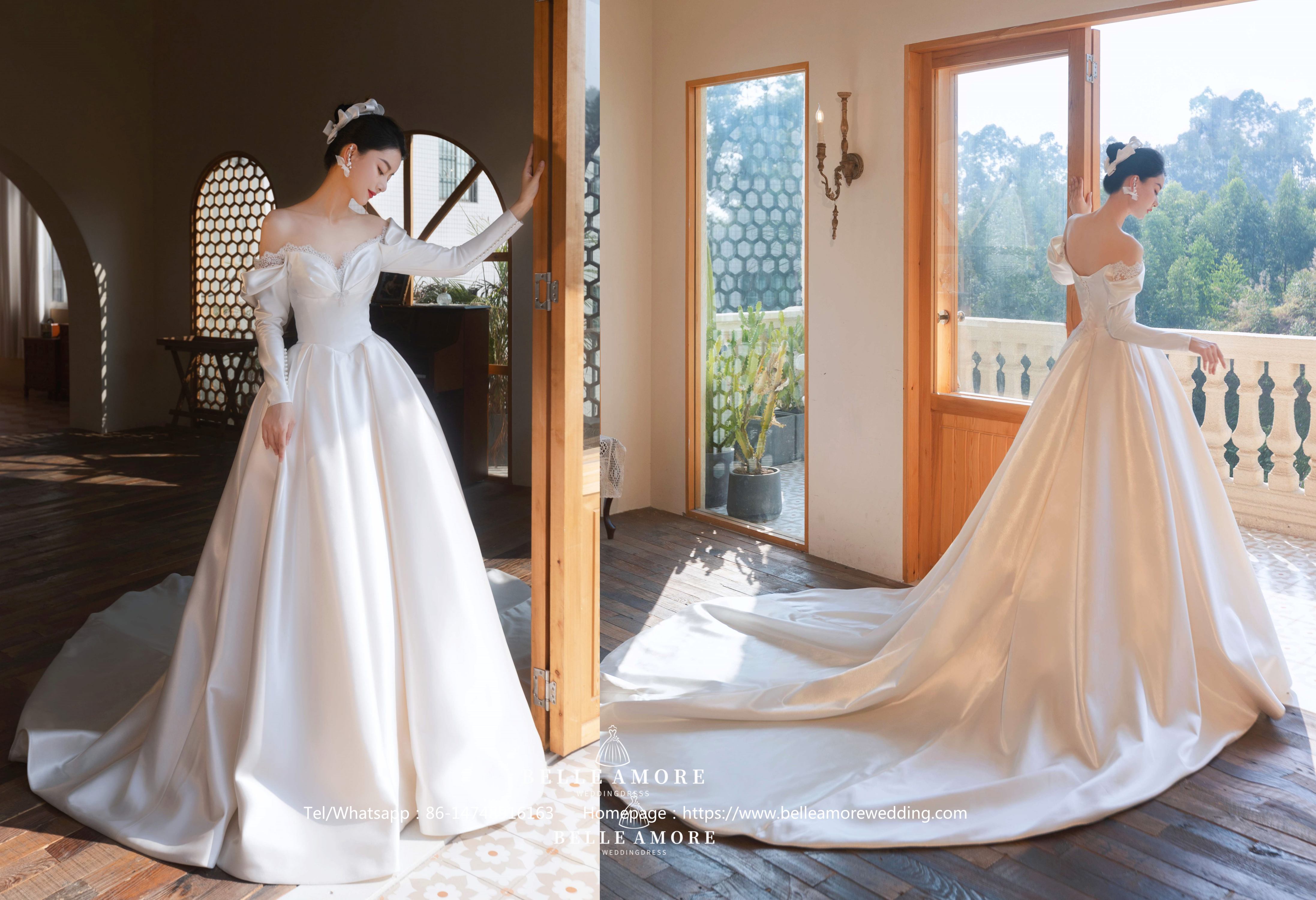 Choose Between Fitted & A-Line Wedding Dresses - BelleAmore-Wedding ...