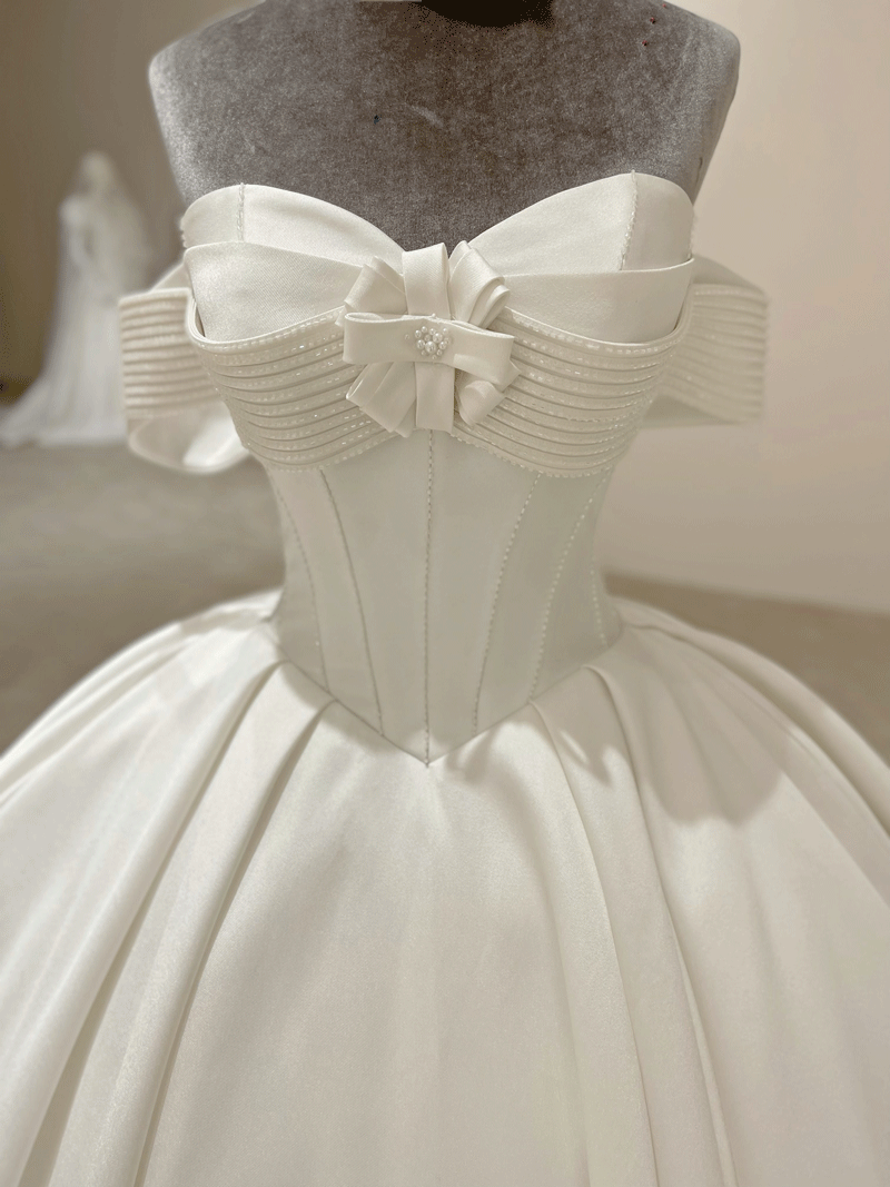 vestido de novia corsé