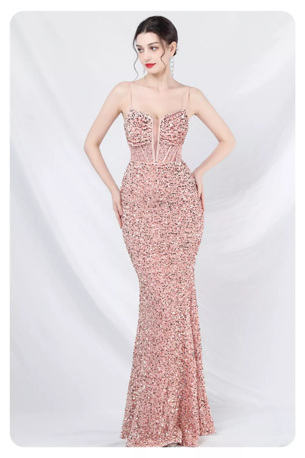 Sequin Evening Dress